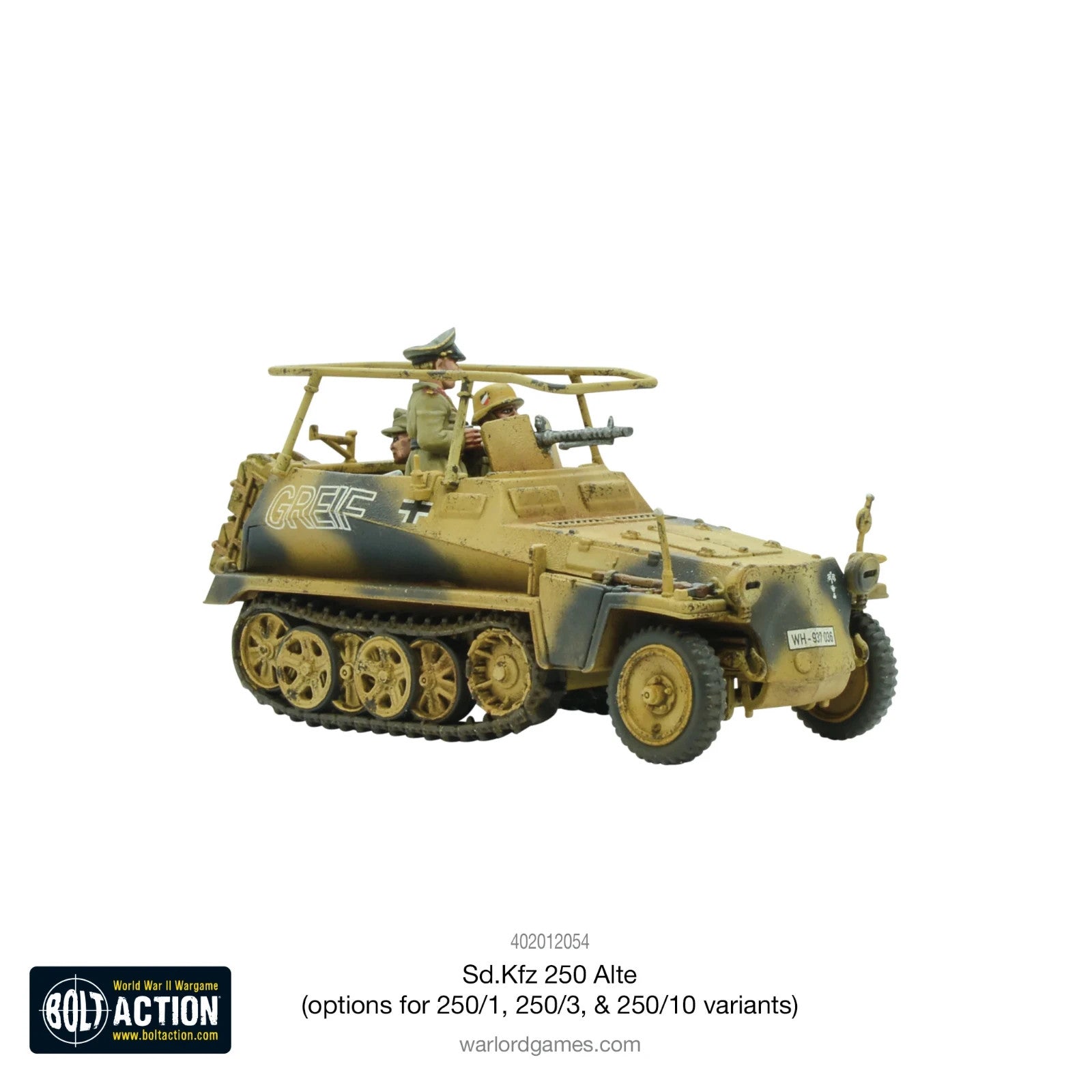Warlord Games Bolt Action 1:56 Scale WWII SD.KFZ 250 (ALTE) Half-Track 402012054