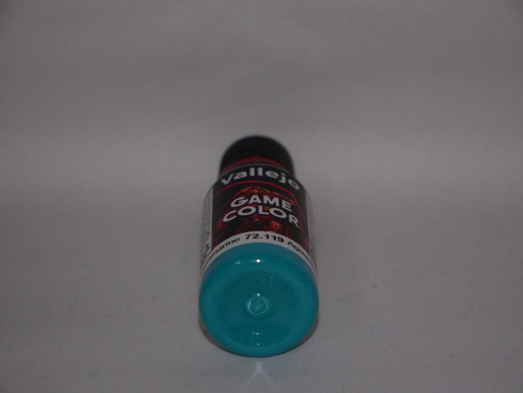 Vallejo Game Color Acrylic Range Aquamarine 18ml/0.6 fl oz Dropper Bottle 72.119