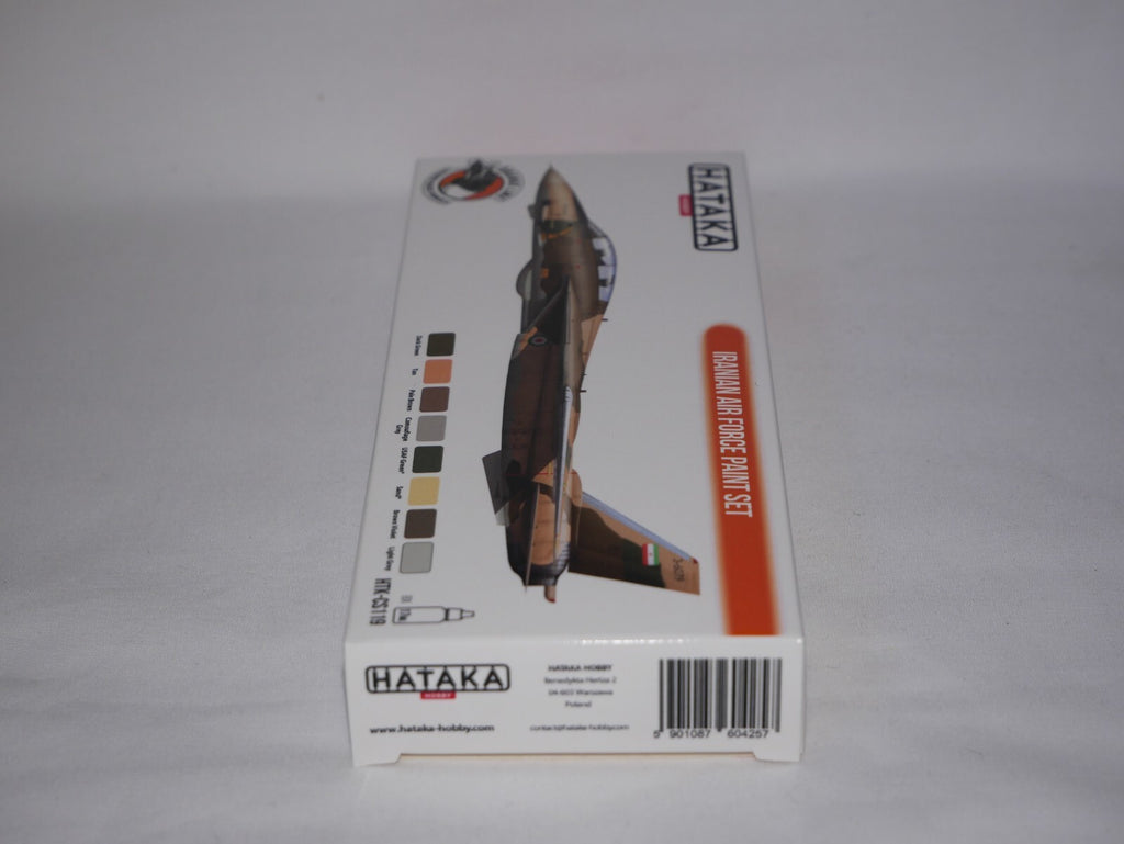 Hataka Orange Line Lacquer Based Formula Iranian Air Force Paint Set (HTK-CS119)
