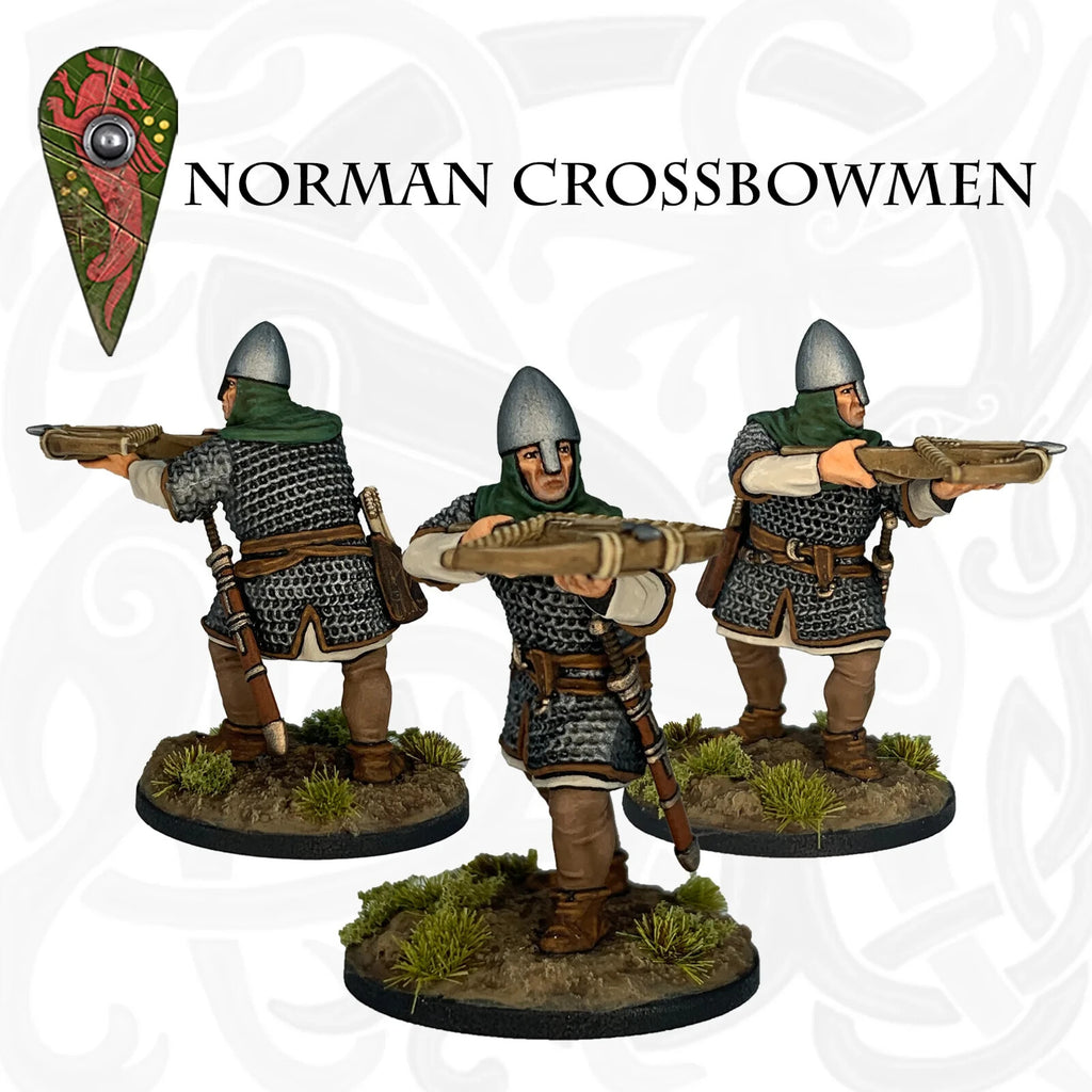 Victrix Warriors Of The Dark Ages 28mm Hard Plastic Norman Crossbowmen - VXDA011