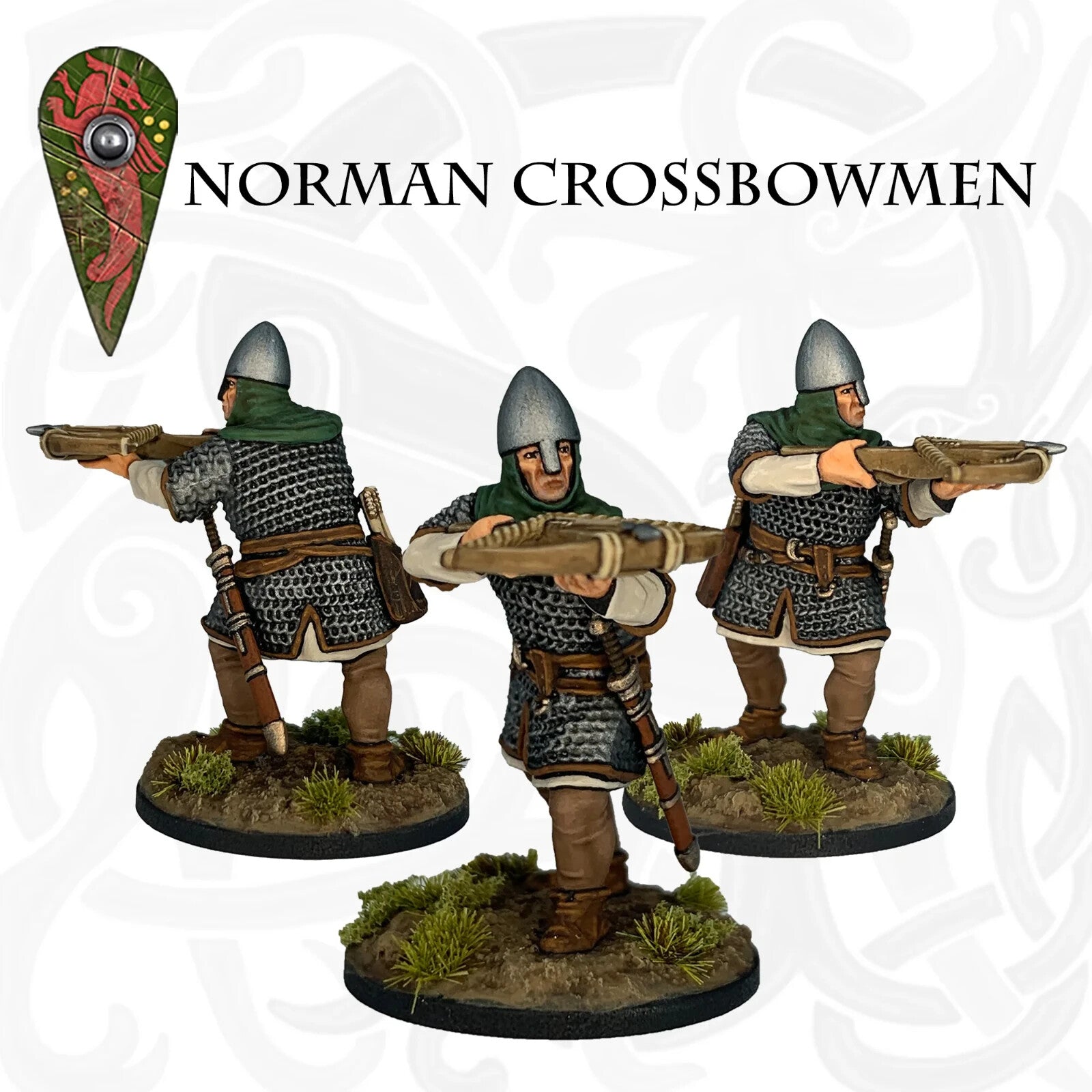 Victrix Warriors Of The Dark Ages 28mm Hard Plastic Norman Crossbowmen - VXDA011