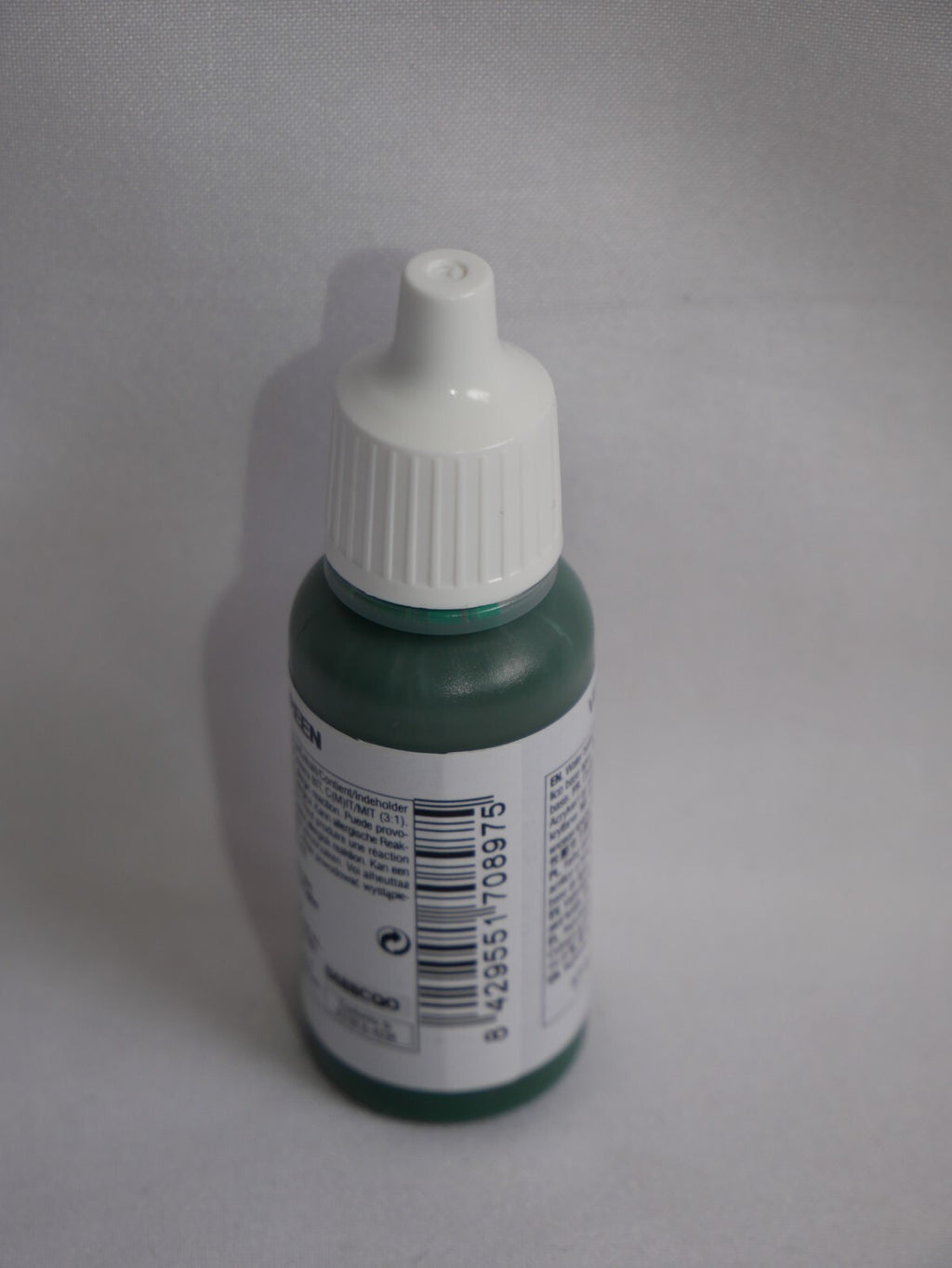 Vallejo Model Color Bronze Green Acrylic 17ml/0.57 fl oz Dropper Bottle - 70.897