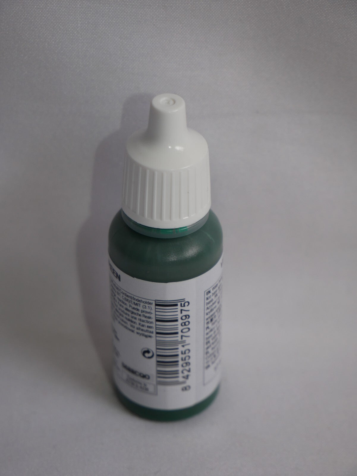 Vallejo Model Color Bronze Green Acrylic 17ml/0.57 fl oz Dropper Bottle - 70.897