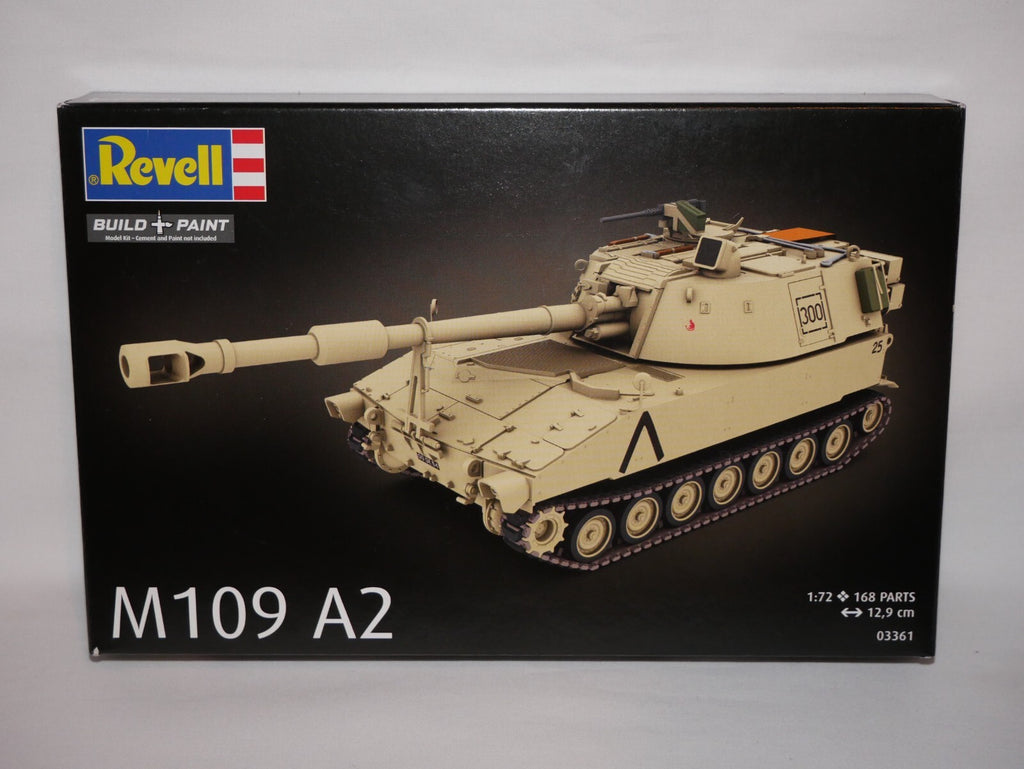 Revell 1:72 Scale M109 A2 Self Propelled Howitzer Model Kit Skill Level 4 03361