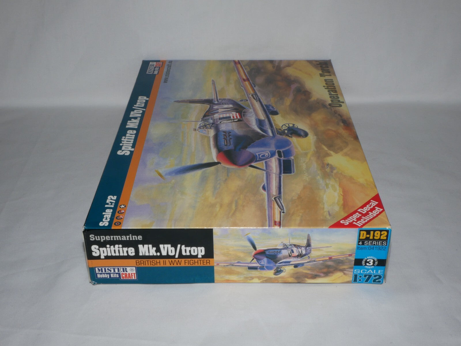 MisterCraft Hobby Kits 1:72 (D-192) Spitfire MK.Vb/Trop 'Operation Torch' 041922