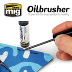 Ammo By Mig Jimenez Oilbrusher Range White With Fine Brush Applicator A.MIG-3501