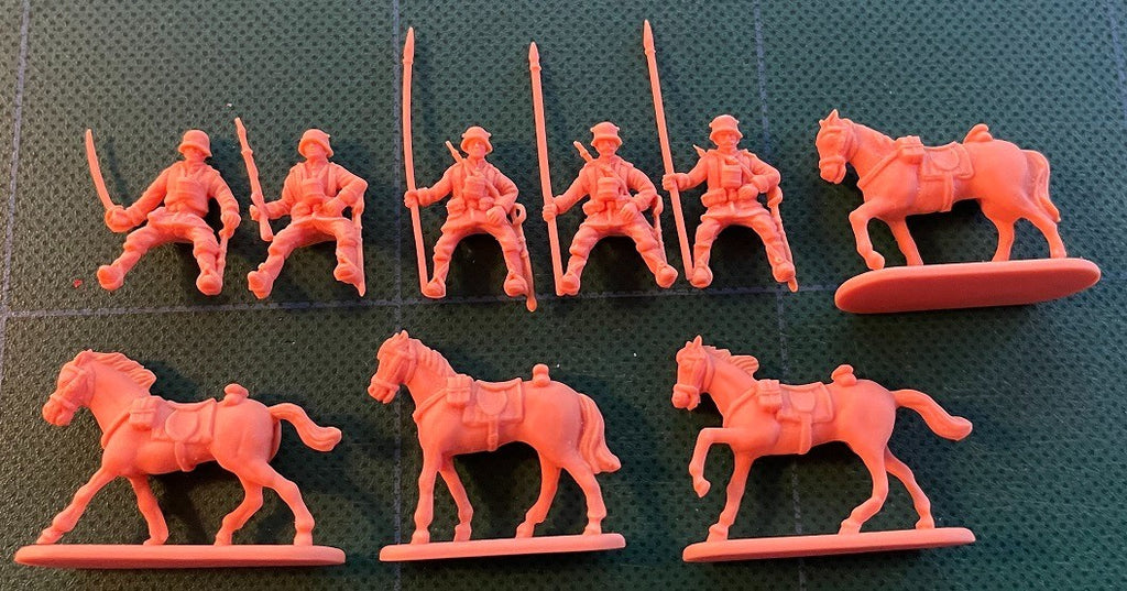 Hat Industrie 1:72 Scale World War 1 (WW1) German Cavalry Plastic Models - 8313