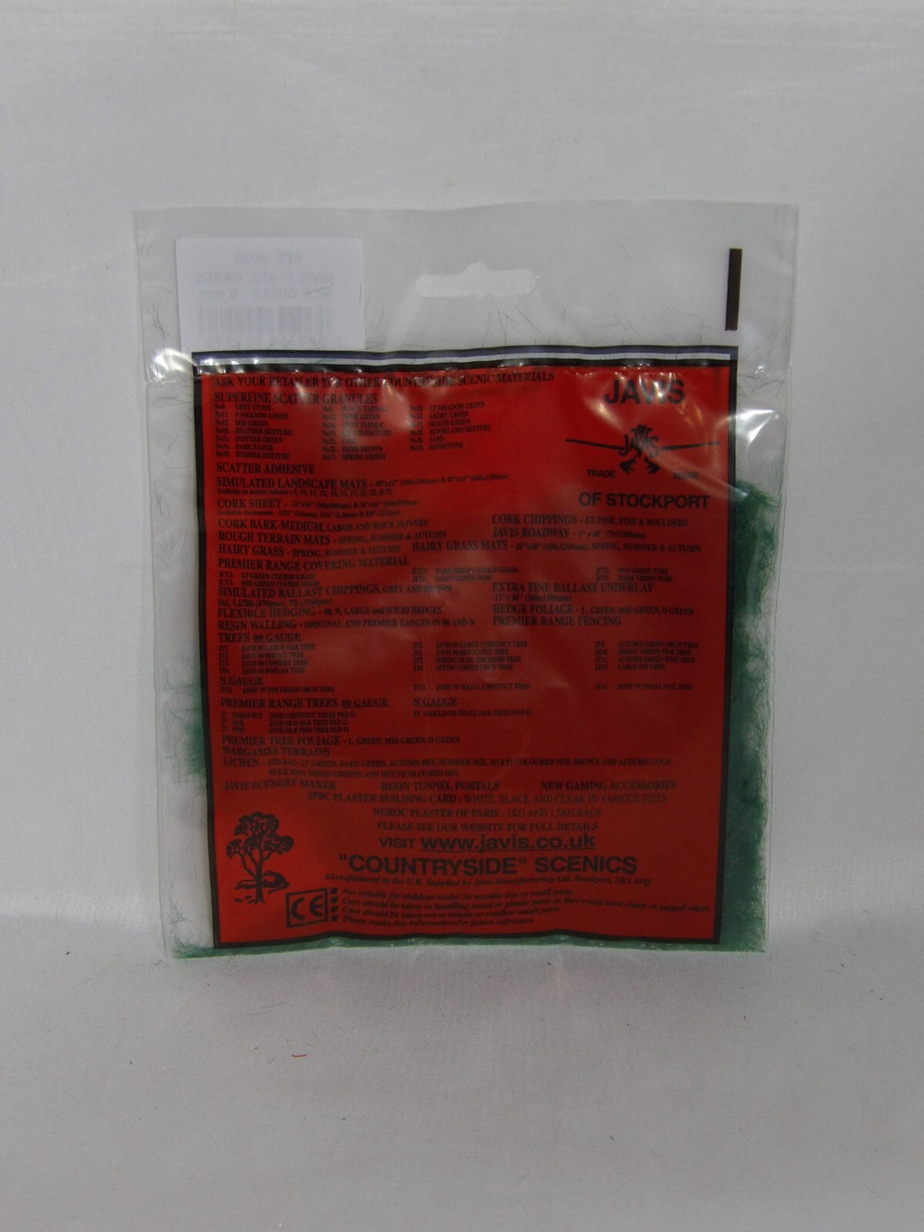 Javis "Countryside" Scenics Static Grass No 8 Green 6mm JHG8