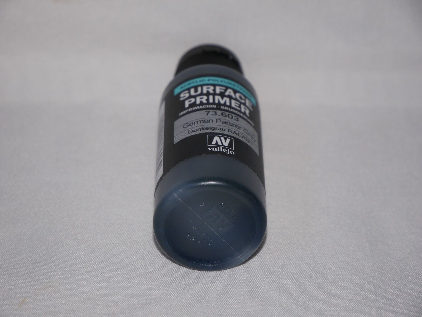 Vallejo Polyurethane Surface Primer German Panzer Grey 60ml Bottle - 73.603