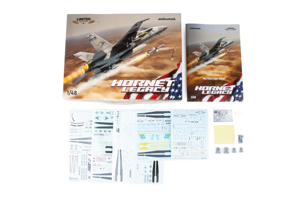 Eduard 1:48 Scale McDonnell Douglas F/A-18C Hornet Legacy Limited Edition 11195