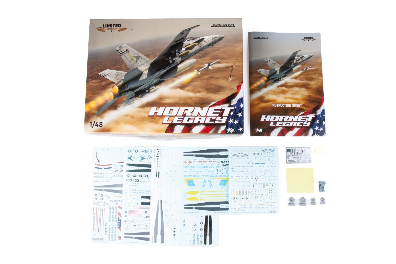 Eduard 1:48 Scale McDonnell Douglas F/A-18C Hornet Legacy Limited Edition 11195