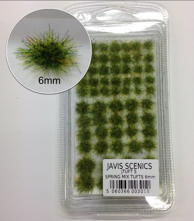 Javis "Countryside" Scenics Spring Mix Tufts 6mm JTUFT5
