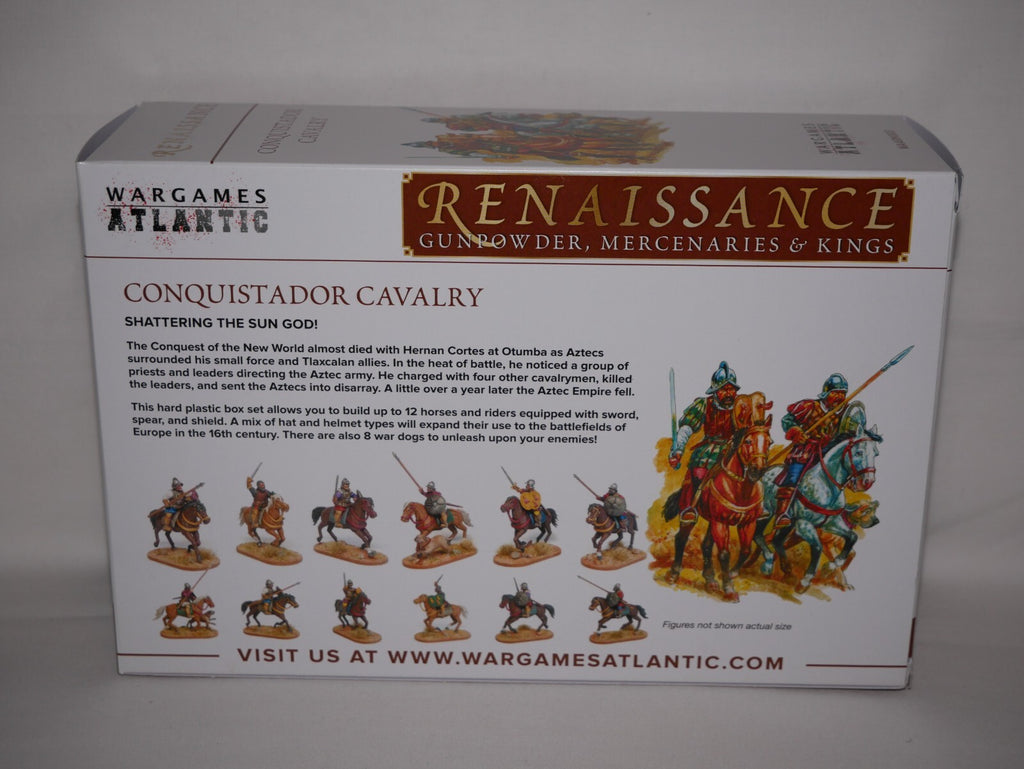 Wargames Atlantic Renaissance 28mm Hard Plastic Conquistador Cavalry - WAARN003