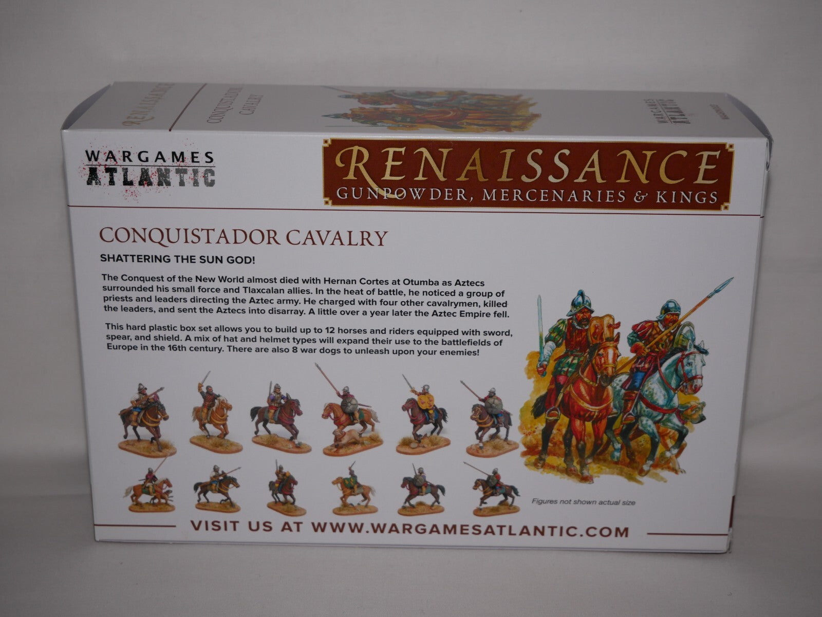 Wargames Atlantic Renaissance 28mm Hard Plastic Conquistador Cavalry - WAARN003
