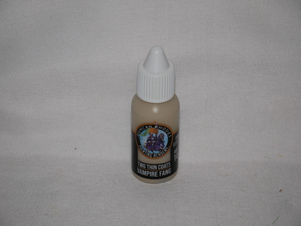 Duncan Rhodes Painting Academy 'Two Thin Coats' Vampire Fang 15ml Bottle - 10033