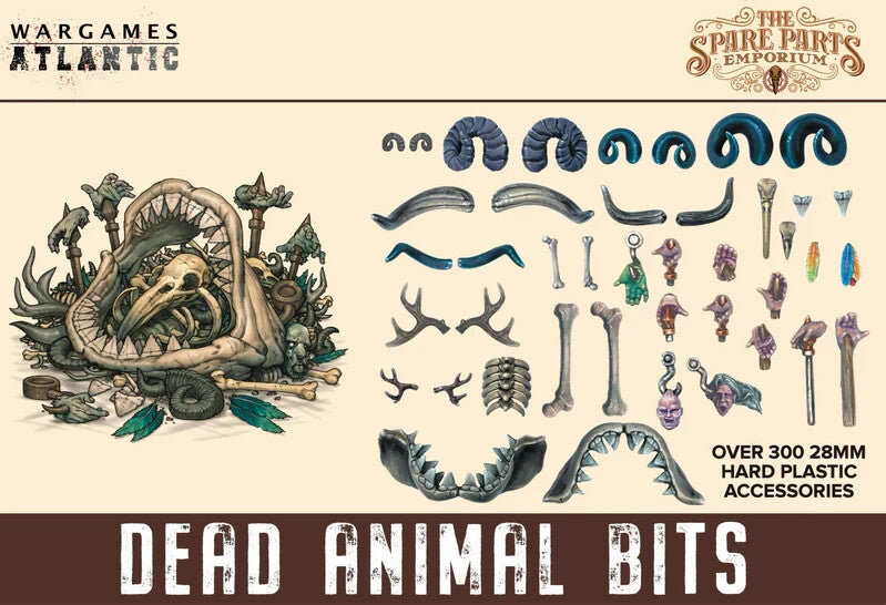 Wargames Atlantic The Spare Parts Emporium 28mm Dead Animal Bits - WAAPW001