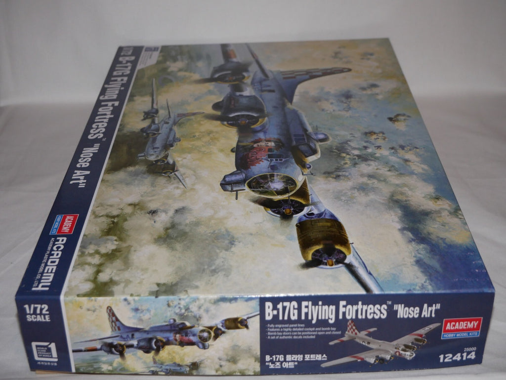 Academy Hobby Model Kits 1:72 Scale Boeing B-17 Flying Fortress "Nose Art" - 12414