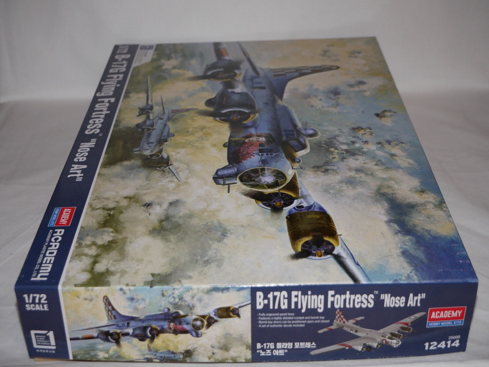 Academy Hobby Model Kits 1:72 Scale Boeing B-17 Flying Fortress "Nose Art" - 12414