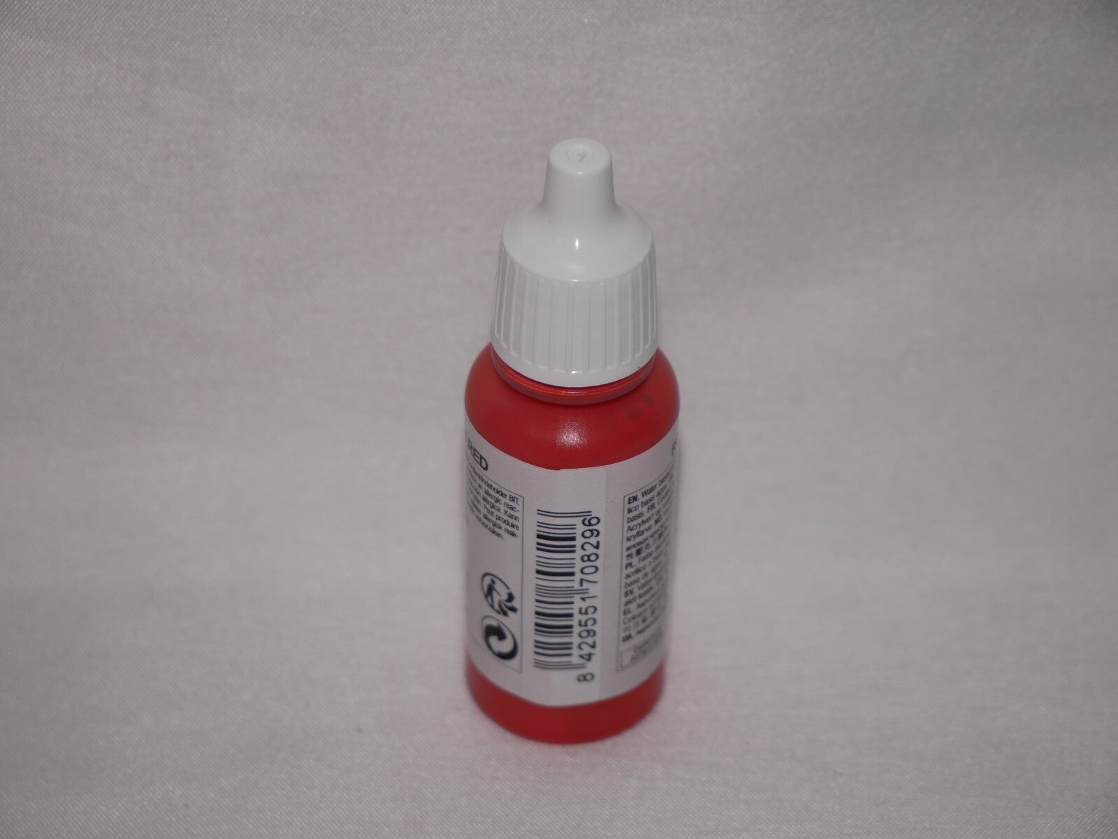 Vallejo Model Color Amaranth Red Acrylic 17ml/0.57 fl oz Dropper Bottle - 70.829