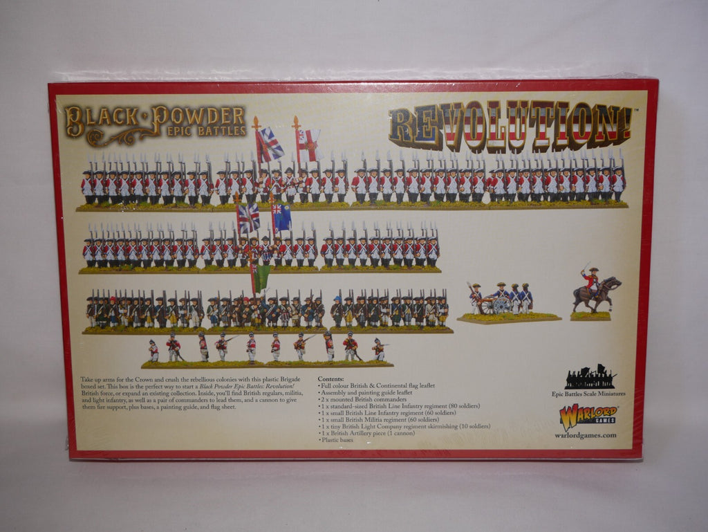 Black Powder Epic Battles Revolution 15mm Scale British Army Brigade - 312403405