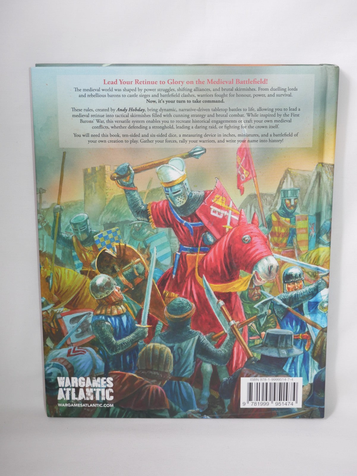 Wargames Atlantic 28mm Barons' War Second Edition Hardcover Rulebook - WAABW003