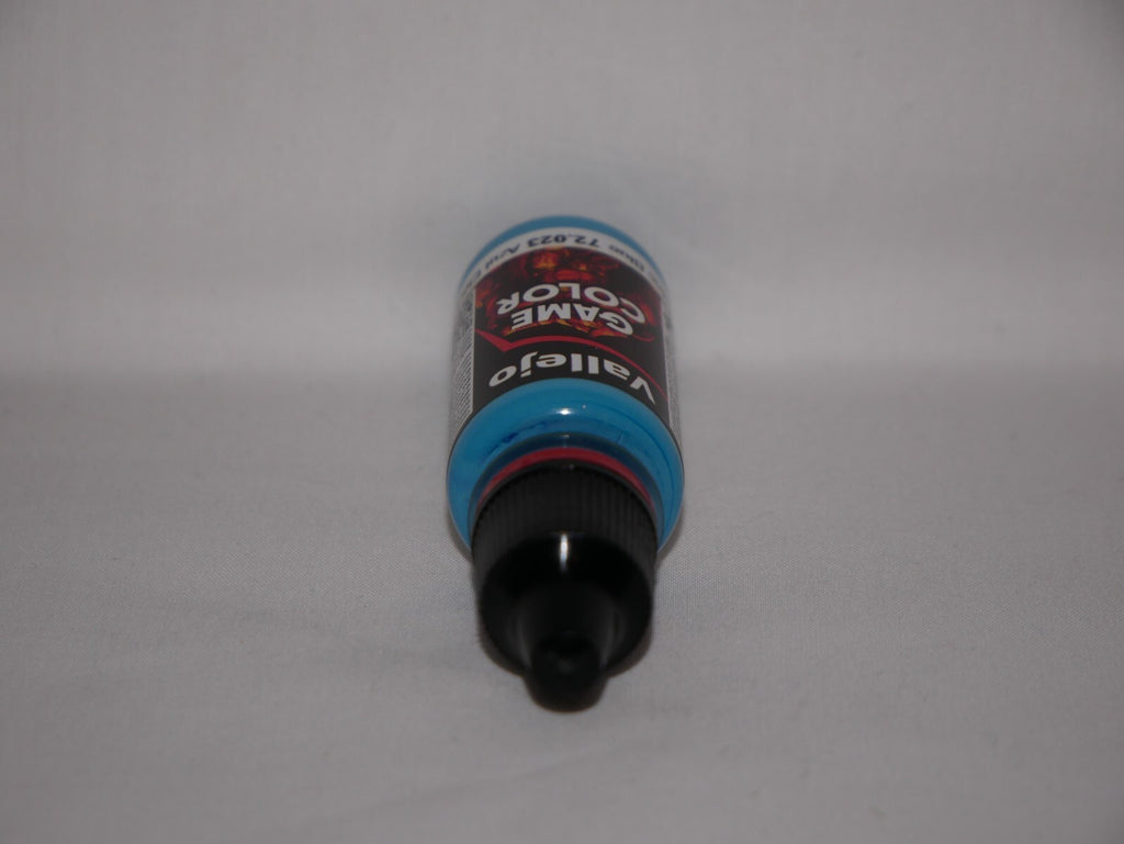 Vallejo Game Color Acrylics Electric Blue 18ml/0.6 fl oz Dropper Bottle - 72.023