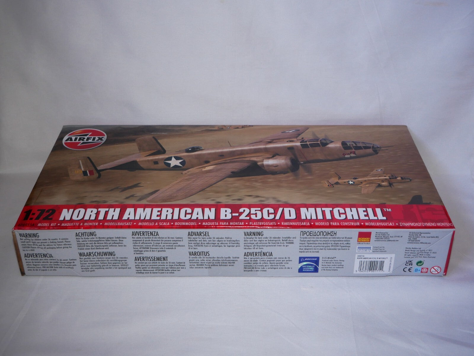 Airfix 1:72 North American B-25C/D Mitchell Model Kit Skill Level 3 - A06015A