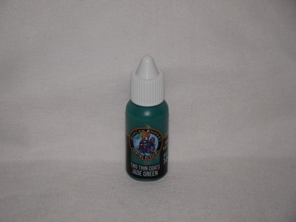 Duncan Rhodes Painting Academy 'Two Thin Coats' Jade Green 15ml Bottle - 10083