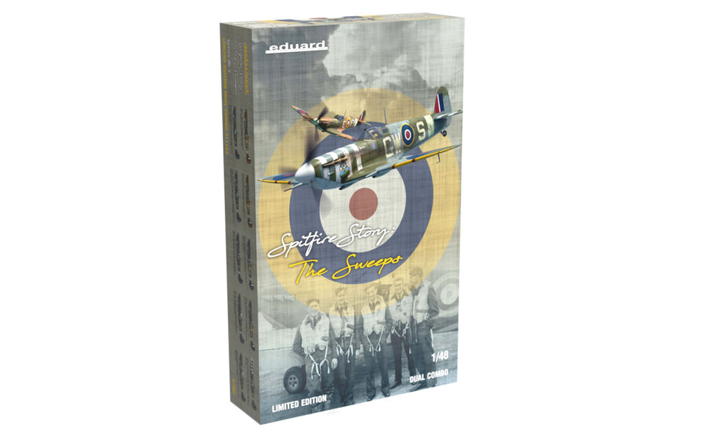 Eduard 1:48 Scale Spitfire Story The Sweep Dual Combo Limited Edition Set 11153