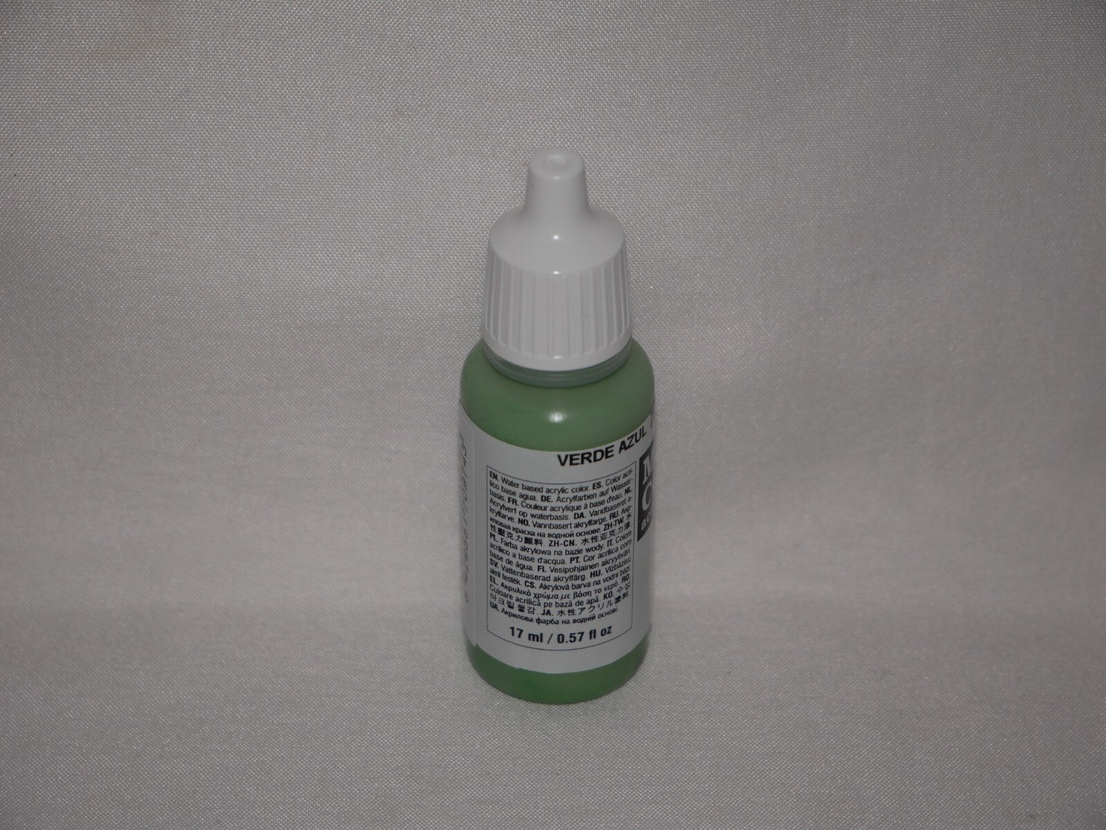 Vallejo Model Color Green Sky Acrylic 17ml/0.57 fl oz Dropper Bottle 70.974