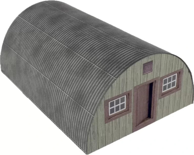Metcalfe Card Construction Kits OO/HO Scale Prefabricated Nissen Hut Kit - PO415
