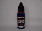 Vallejo Xpress Color Acrylics Mystic Blue 18ml/0.6 fl oz Dropper Bottle - 72.411
