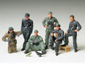 Tamiya Military Miniatures 1:35 Scale WWII German Tank Crew At Rest - 35201