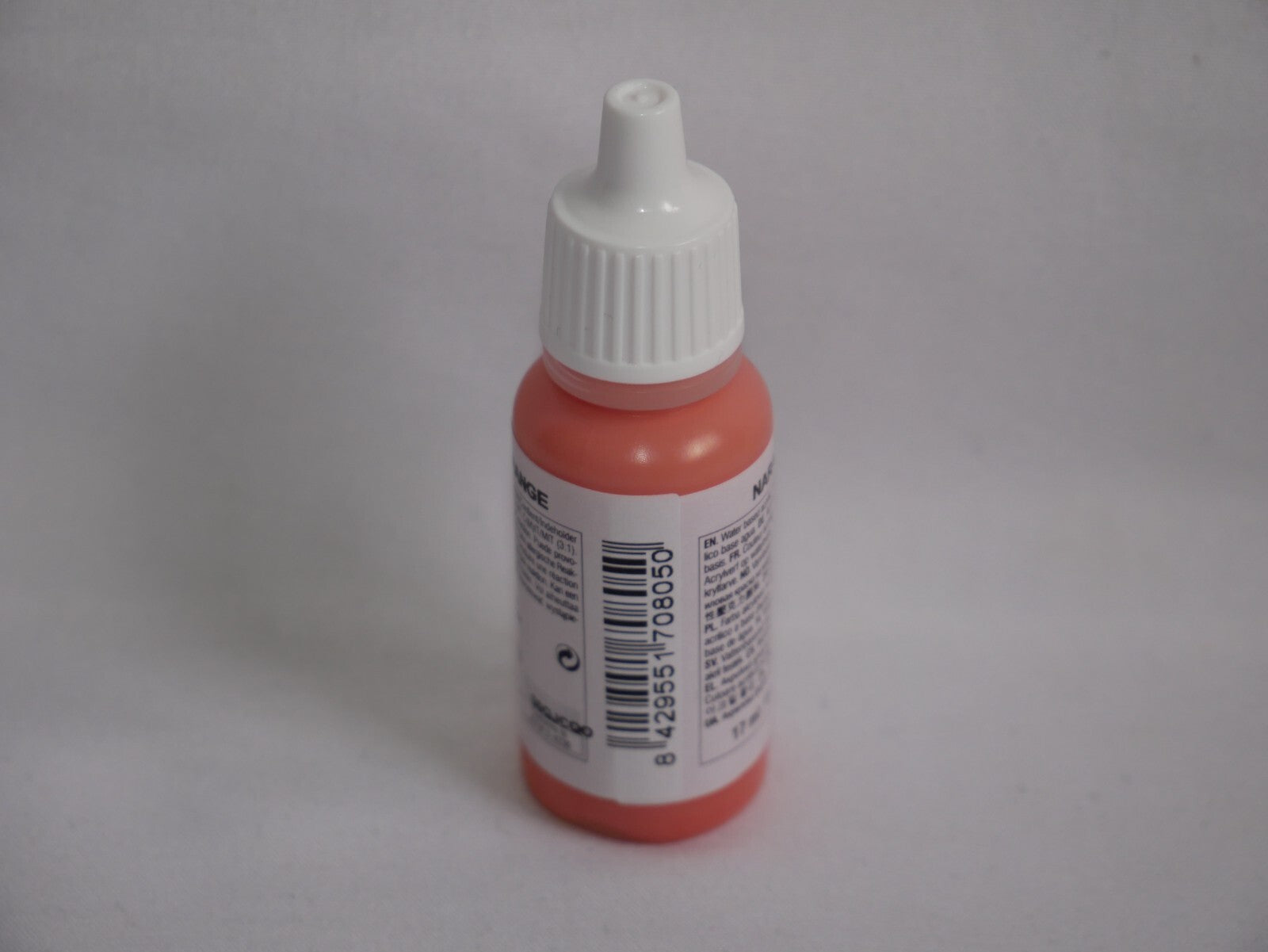 Vallejo Model Color German Orange Acrylic 17ml/0.57 fl oz Dropper Bottle 70.805