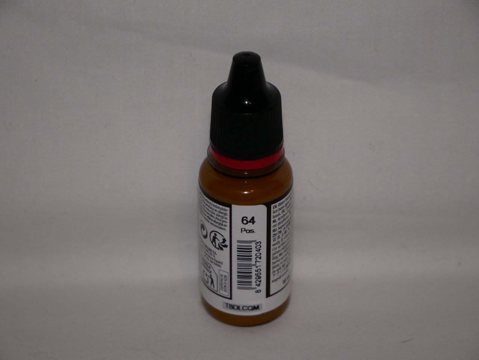 Vallejo Game Color Acrylics Leather Brown 18ml/0.6 fl oz Dropper Bottle - 72.040
