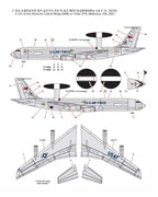 Academy Model Kits 1:144 USAF Boeing E-3G Sentry "AEW&C" Skill Level 4 - 12629