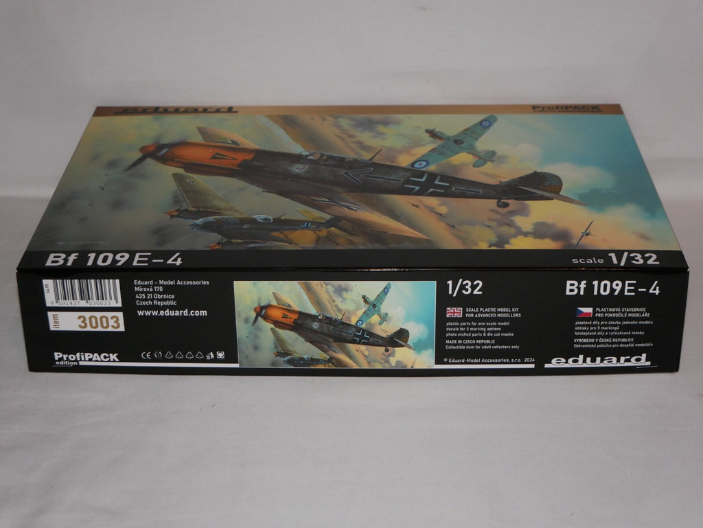 Eduard 1:32 Scale WW2 Messerschmitt Bf 109E-4 ProfiPACK Edition Model Kit - 3003