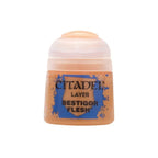 Citadel Colour Layer Bestigor Flesh Acrylic 12ml/0.40 fl oz Paint Pot - (22-38)