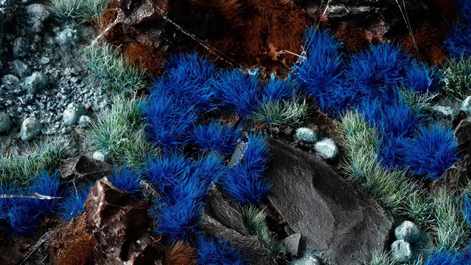 Gamers Grass Wild Alien Blue 6mm Tufts For Wargaming Bases (70) Per Pack GGA-BL