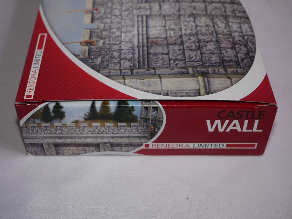 Renedra Ltd Generic Scenery & Bases 1/56th Scale Castle Wall Sections - RNWALL