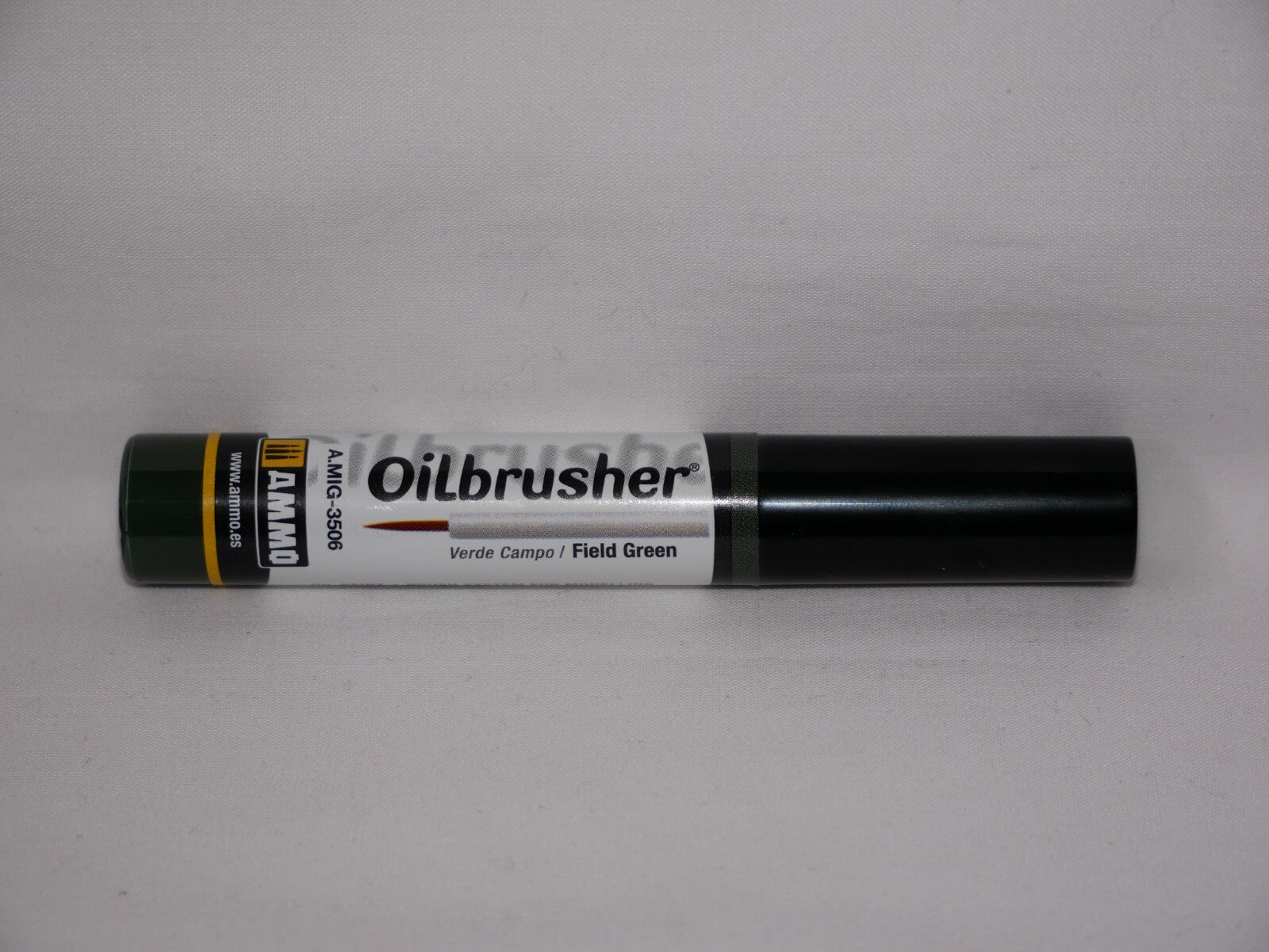 Ammo By Mig Jimenez Field Green Oilbrusher With Fine Brush Applicator A.MIG-3506