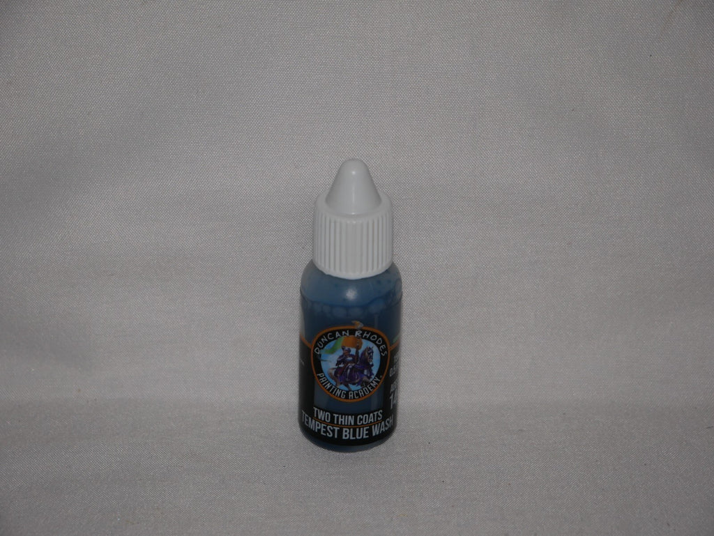 Duncan Rhodes Painting Academy 'Two Thin Coats' Tempest Blue Wash 15ml - 10113