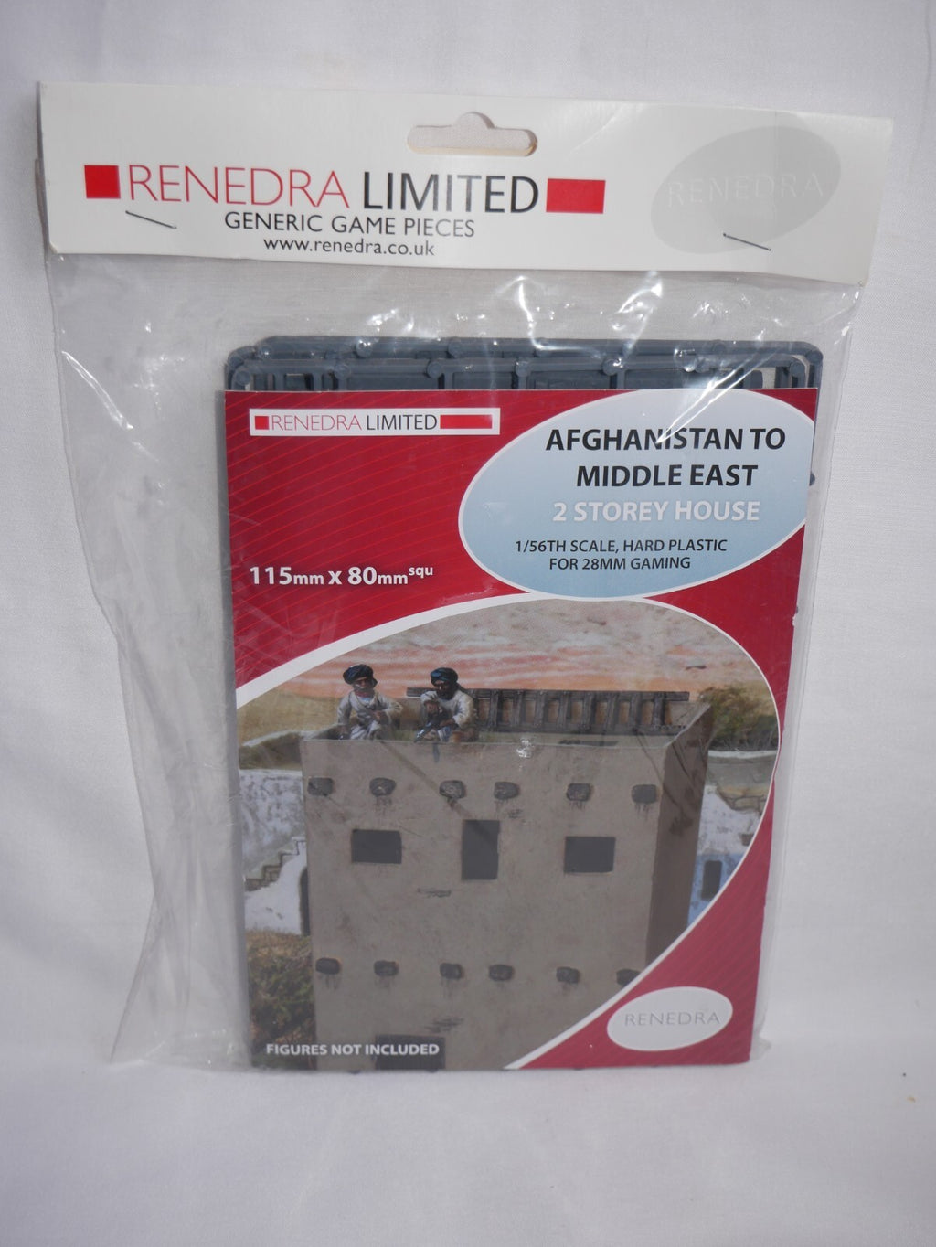 Renedra 1:56 Afghanistan To Middle East Two-Storey Medium House (115mm x 80mm)