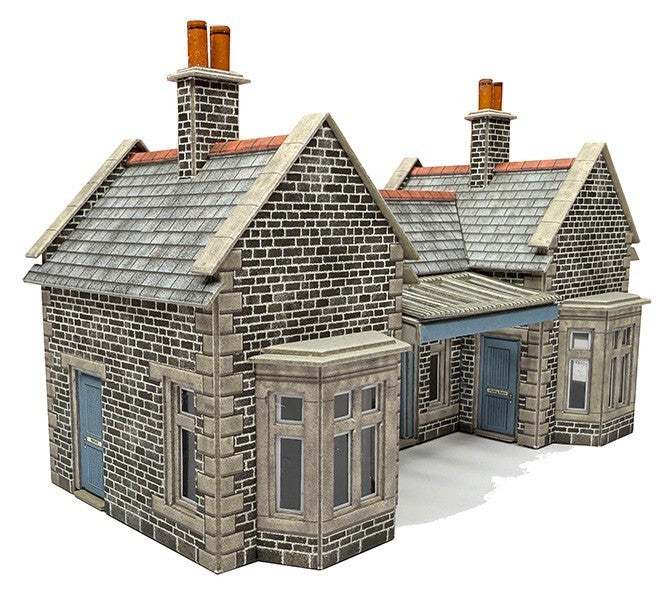 Metcalfe Card Construction Kits OO/HO Scale Little Cardleywick Station - PO315