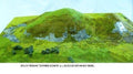 Javis "Countryside" Scenics Summer Green Rough Terrain Mat 380mm x 165mm JHILL2