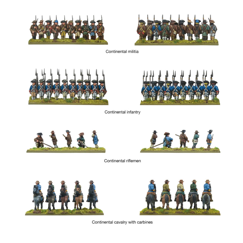 Black Powder Epic Battles Revolution 15mm Continental Army Brigade - (312403406)