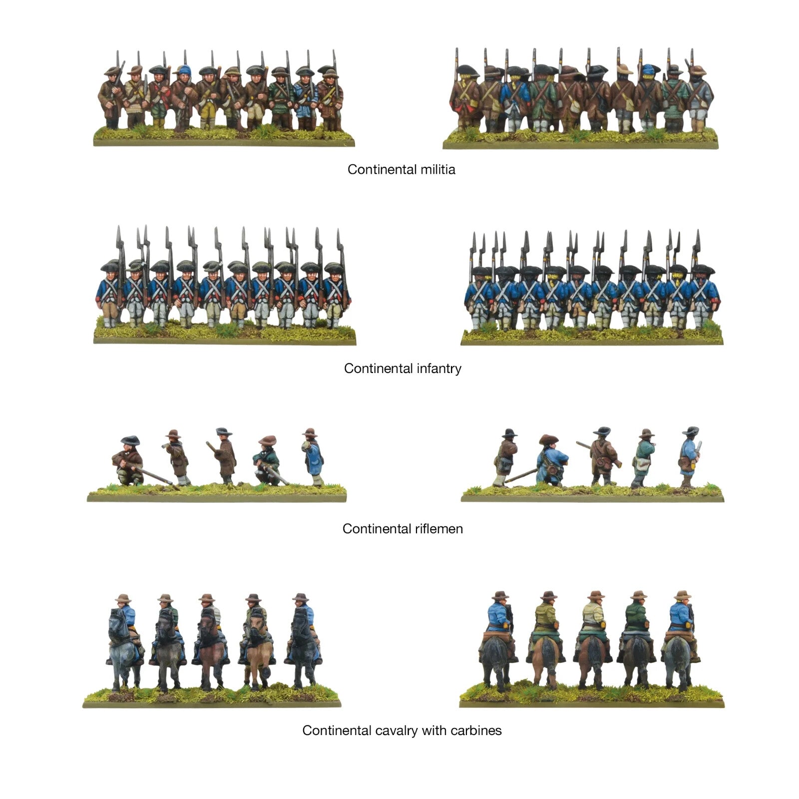Black Powder Epic Battles Revolution 15mm Continental Army Brigade - (312403406)