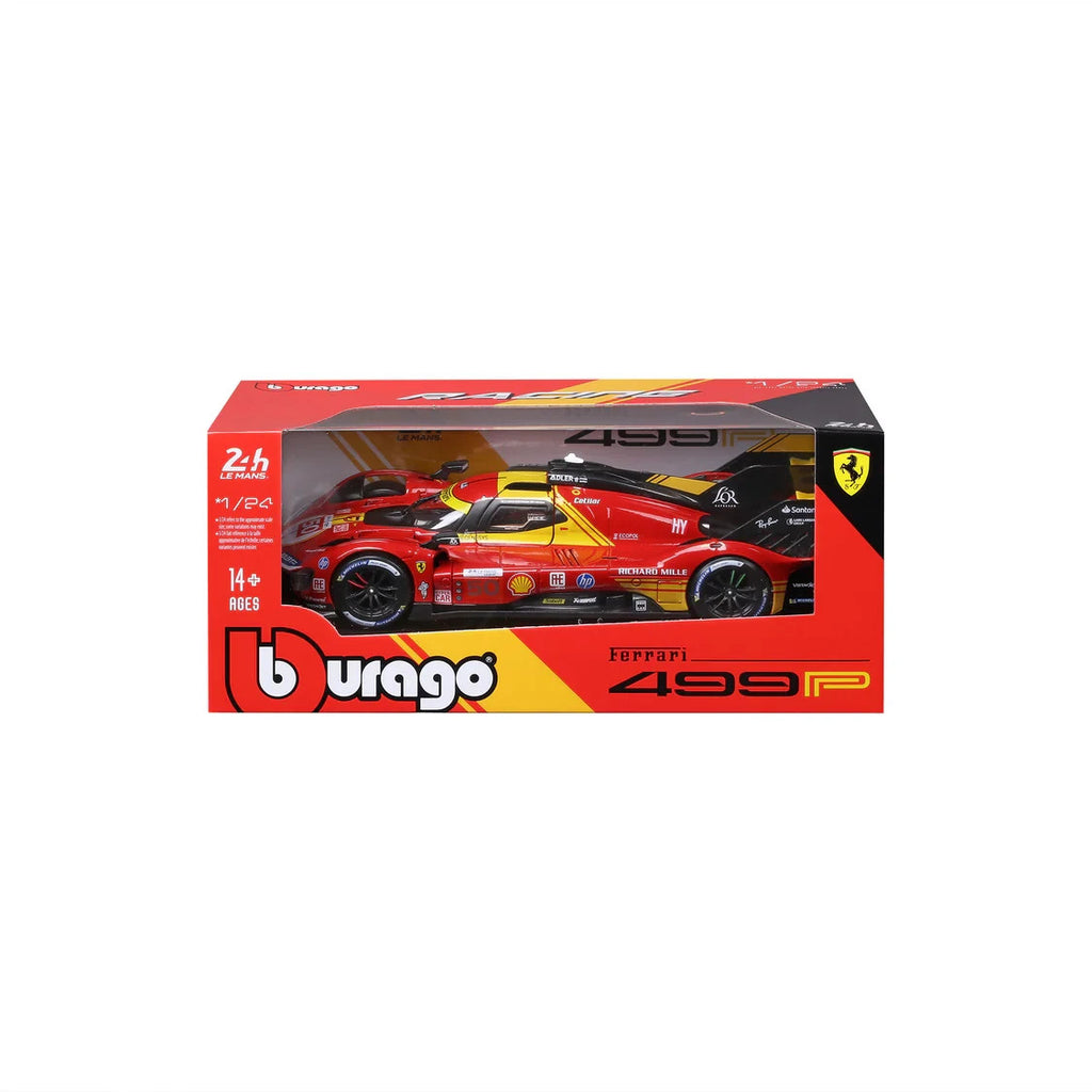 Burago 1:24 Ferrari Racing 499P Le Mans Hypercar 2024 AF Corse No.50 - #18-26312