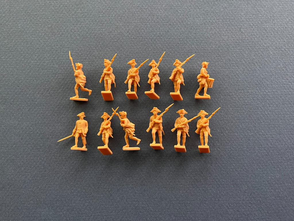 Hat Industrie 1:72 American War Of Independence Hessian Musketeers Charging - 8348