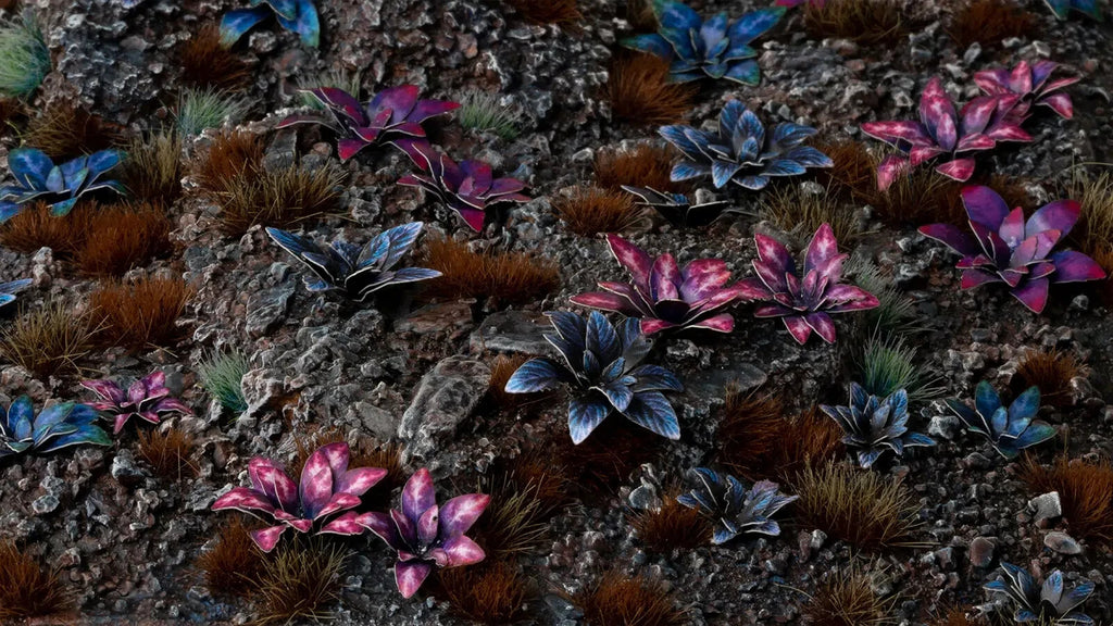 Gamers Grass Full Color Laser Cut Plants Alien Rosette (47) Per Pack GGLP-AR